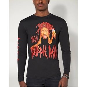 Vintage World Tour Long Sleeve 1400 Trippie Redd Life’s A Trip Graphic Shirt-S